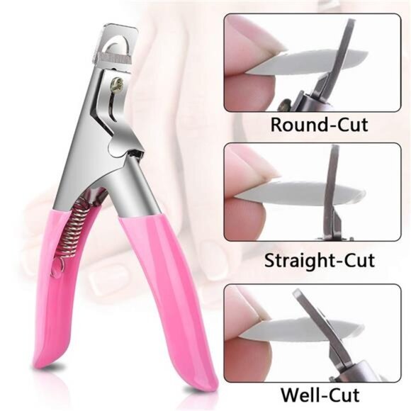 1000PCS Square Nail Tips for Acrylic Nails Professional, Fake Clear Natural - Picture 6 of 8